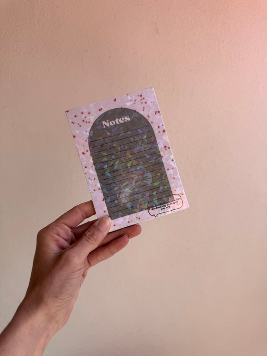 Obsession - réversible book review & notes pad (Dark romance)