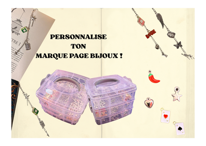 Marque-pages bijoux Personnalisable
