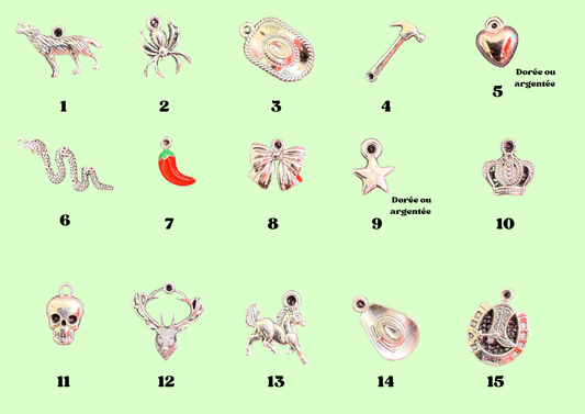 Marque-pages bijoux Personnalisable