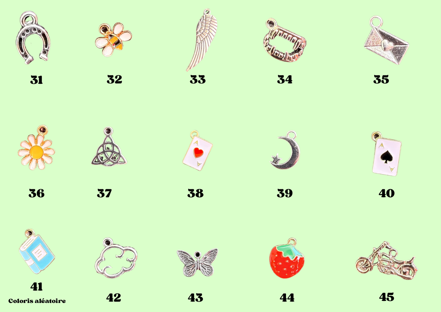 Marque-pages bijoux Personnalisable