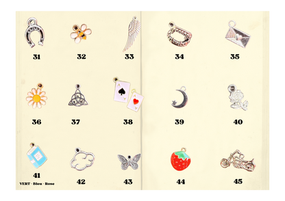Marque-pages bijoux Personnalisable