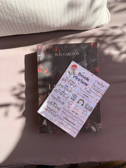 Obsession - réversible book review & notes pad (Dark romance)