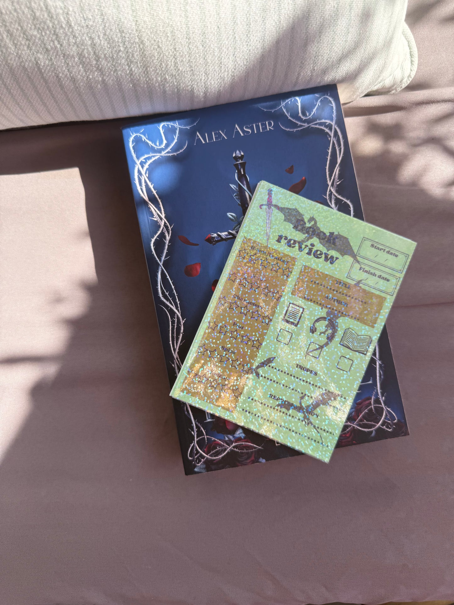 Enchanted - réversible book review & notes pad (Fantasy)