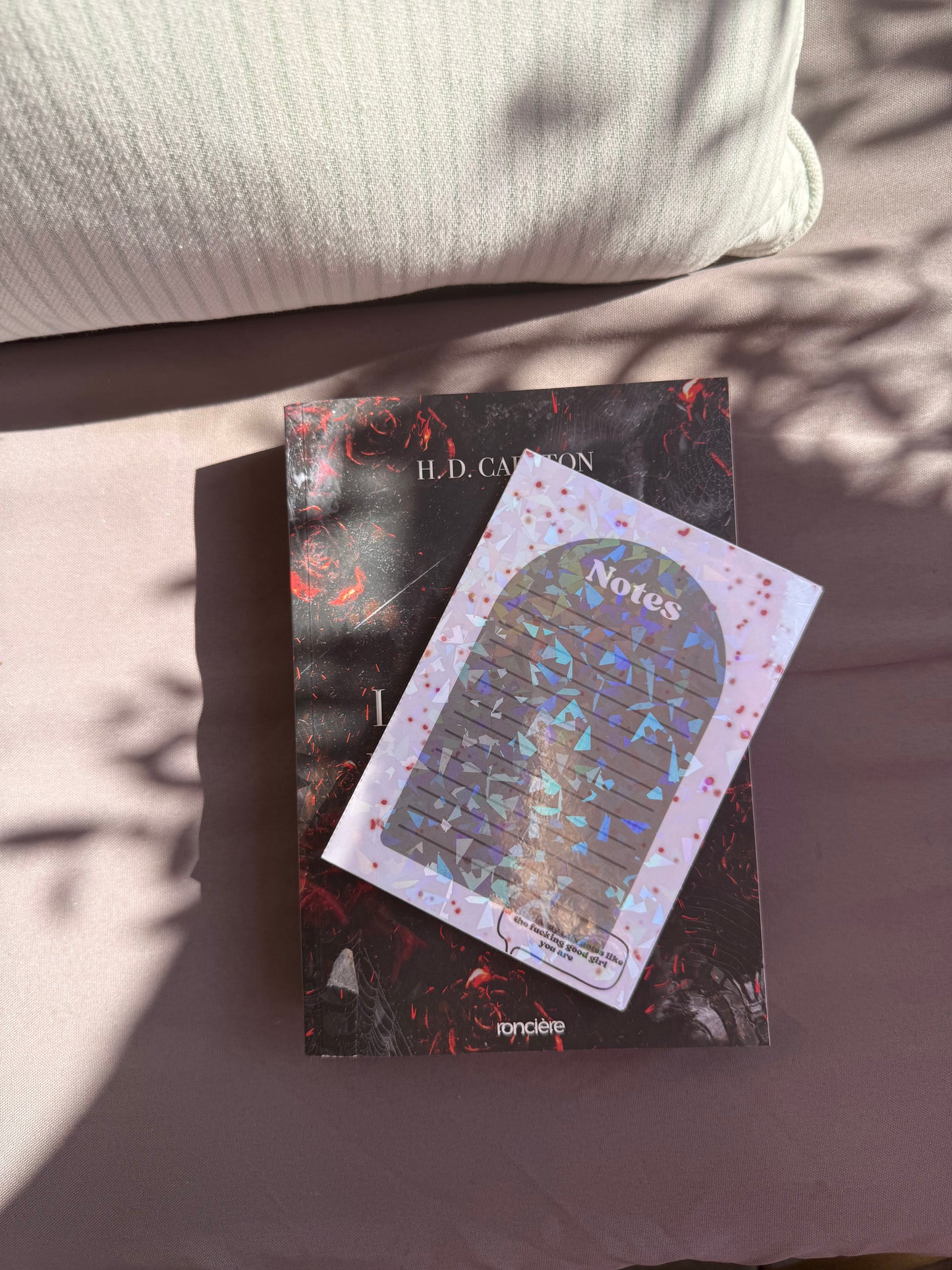 Obsession - réversible book review & notes pad (Dark romance)