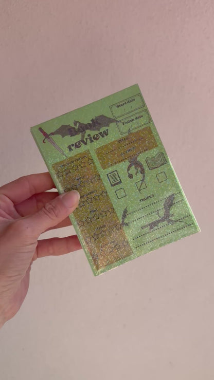 Enchanted - réversible book review & notes pad (Fantasy)